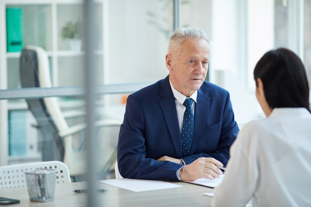 Boss Interviewing Candidate